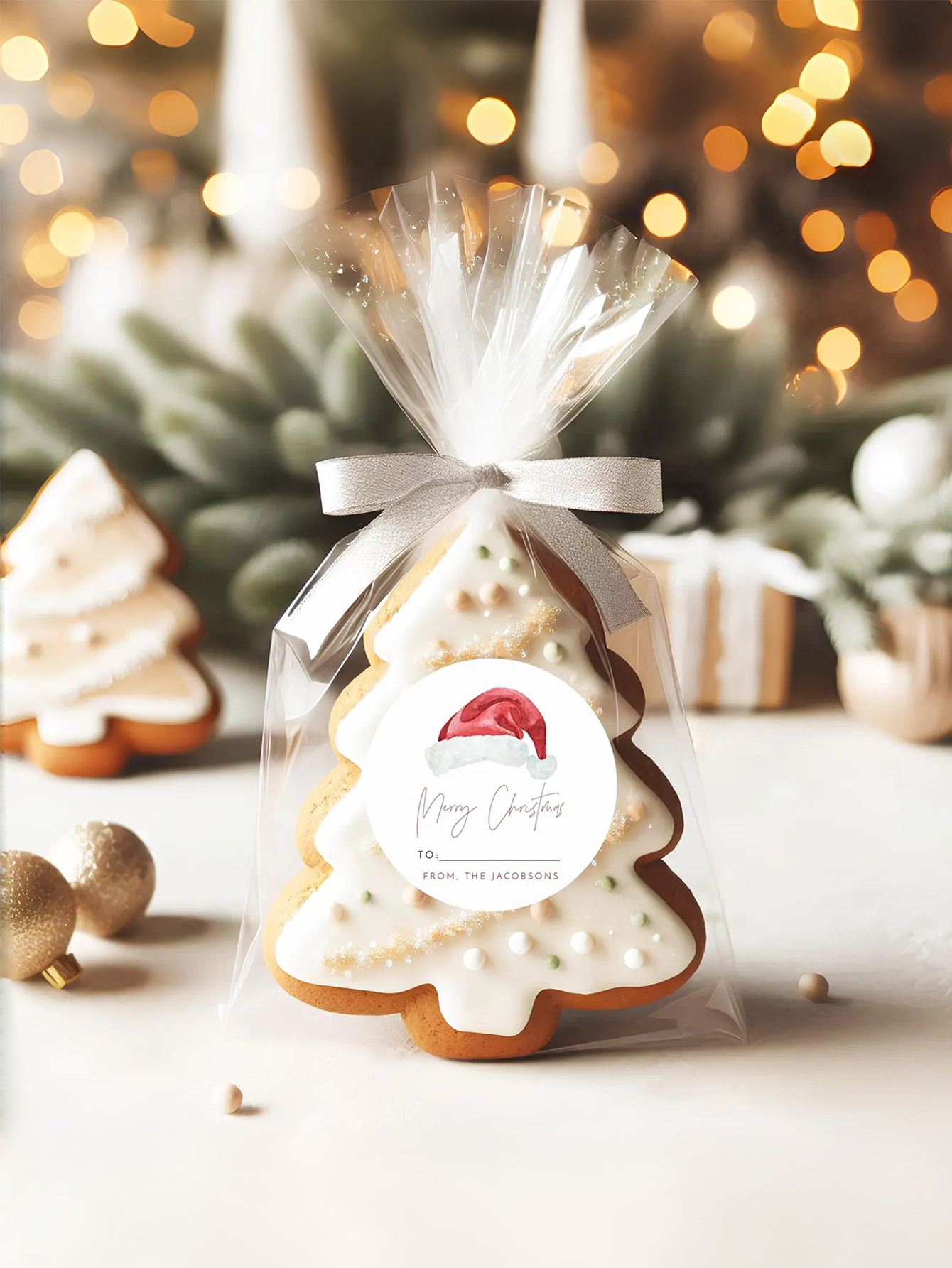 Custom Christmas Gift Label StickersCustom Christmas Gift Label Stickers